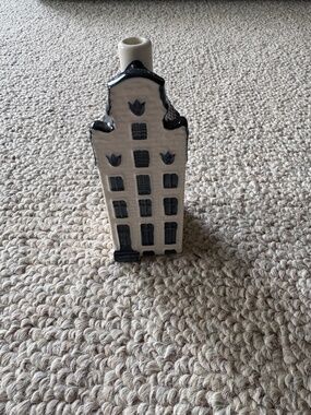 KLM House 56 Delft Blue Bols Amsterdam Mini House Bottle Empty Collectible